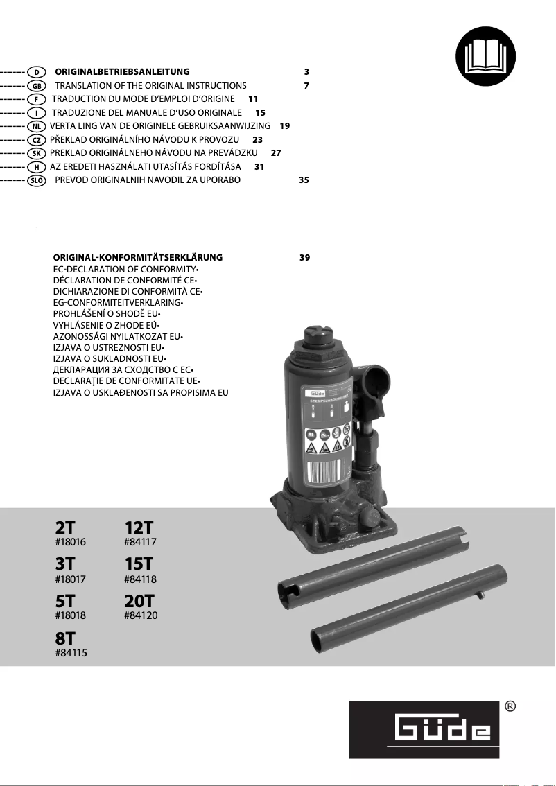 Image de la première page du manuel de l'appareil 5T
