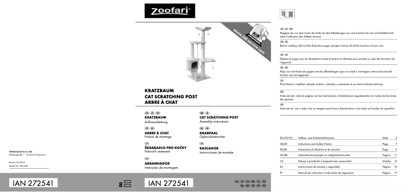 Página 1 del manual Manual de usuario Zoofari IAN 272541