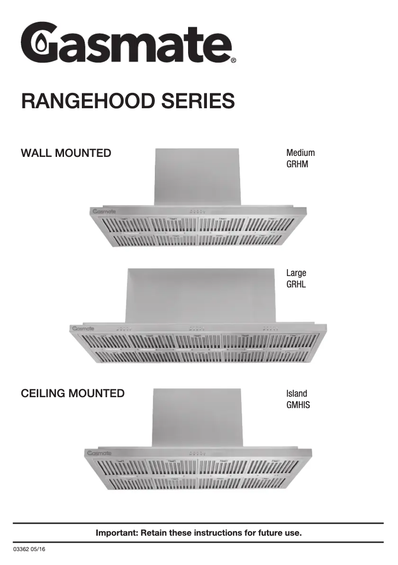 Page 1 de la notice Manuel utilisateur Gasmate GMHIS