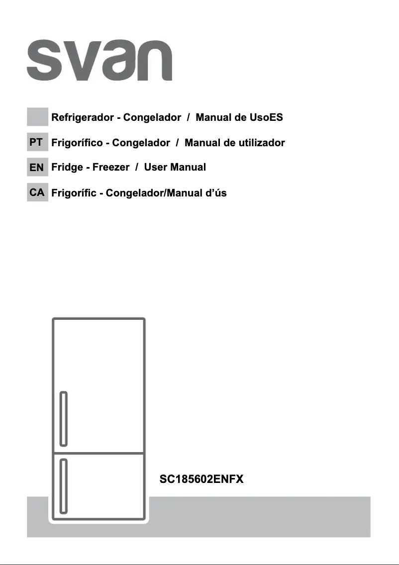 Page 1 de la notice Manuel utilisateur SVAN SC185602ENFX