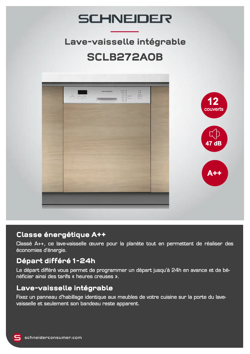 Image de la première page du manuel de l'appareil SCLB272A0B