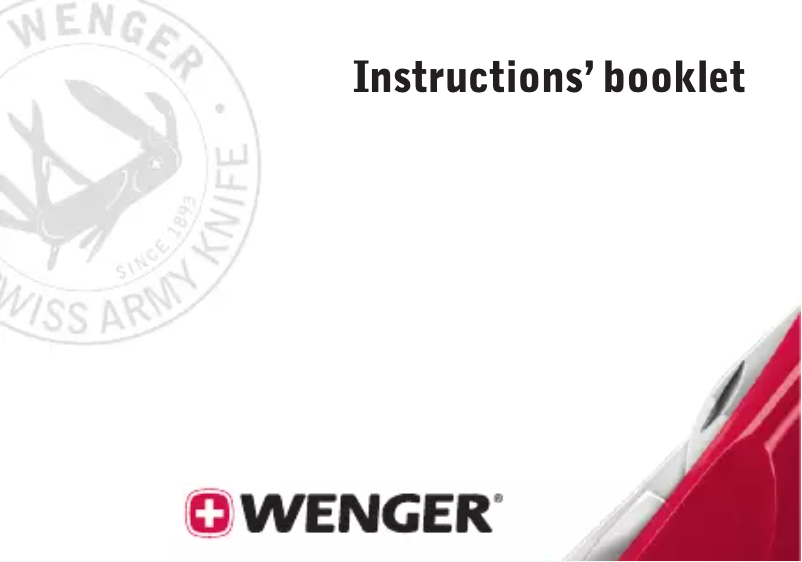 Page 1 de la notice Manuel utilisateur Wenger SwissGear Roadster 851.104