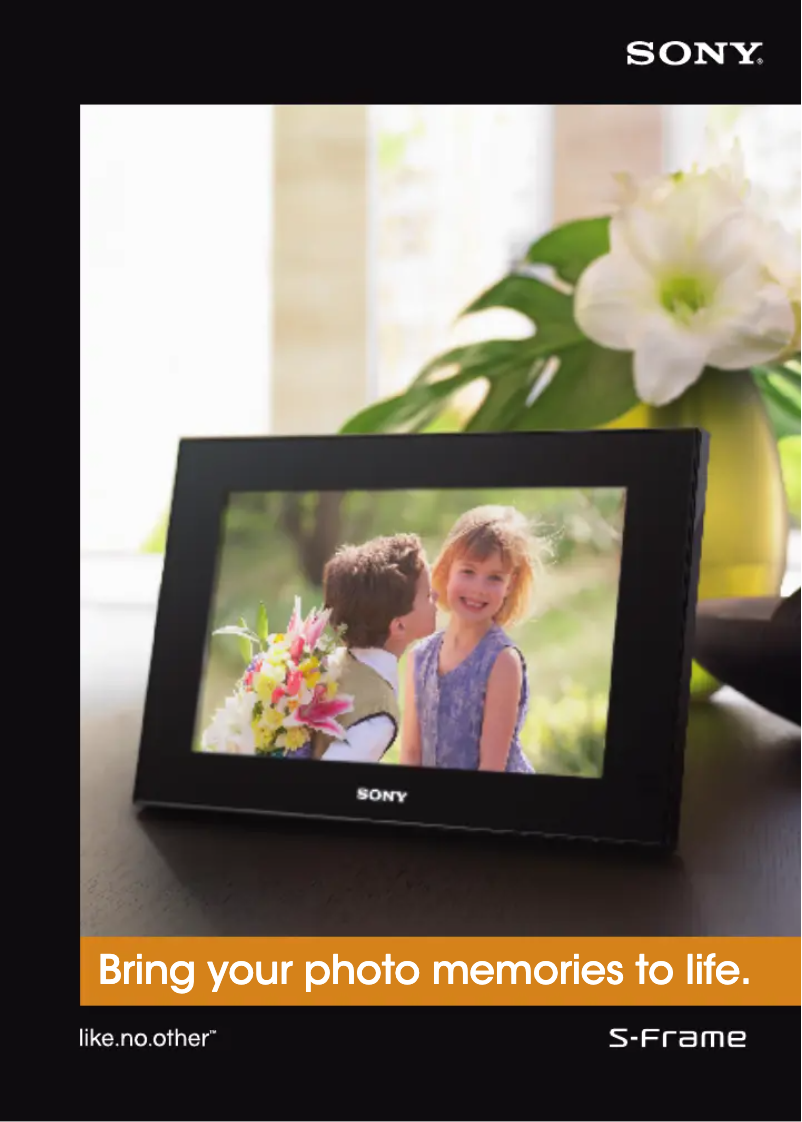 Image de la première page du manuel de l'appareil DPF-V900