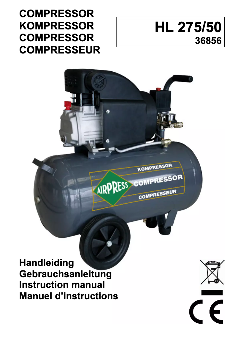 Image de la première page du manuel de l'appareil HL 275/50