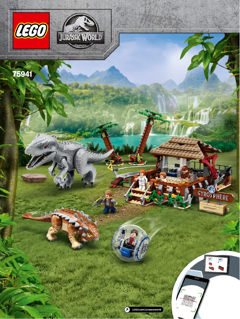 Page 1 de la notice Manuel utilisateur Lego Jurassic World 75941