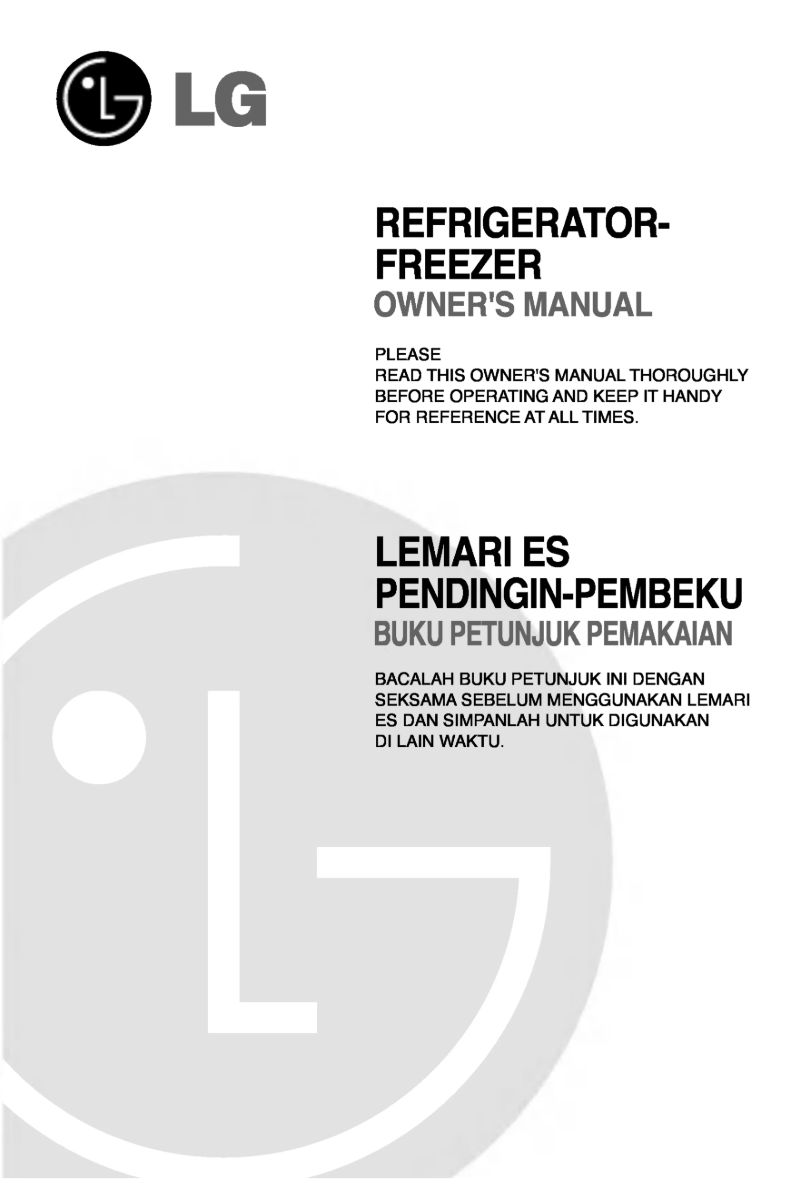 Page 1 de la notice Manuel utilisateur LG GN-282QVC