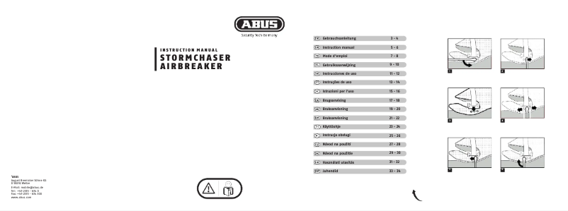Page n°1 - Manuel utilisateur Abus StormChaser
