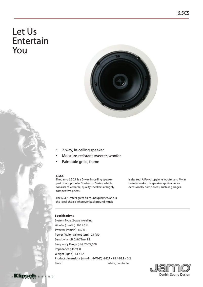 Image de la première page du manuel de l'appareil 6.5CS