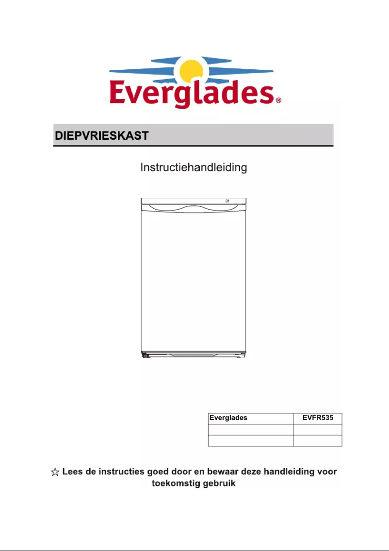 Page 1 de la notice Manuel utilisateur Everglades EVFR535