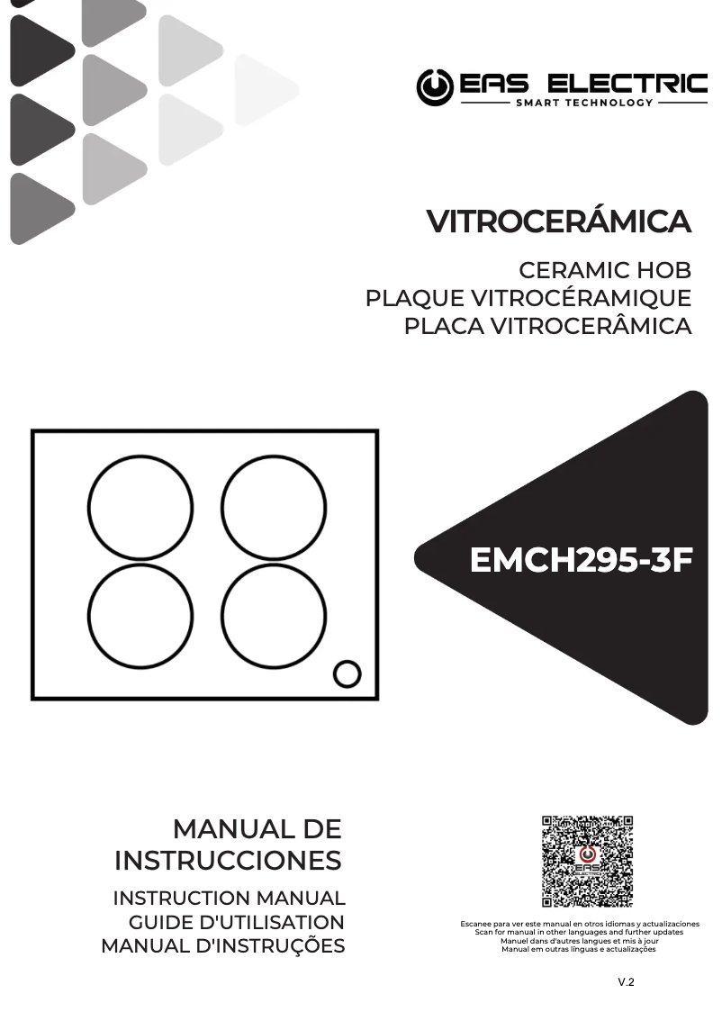 Page n°1 - Manuel utilisateur EAS Electric EMCH295-3F