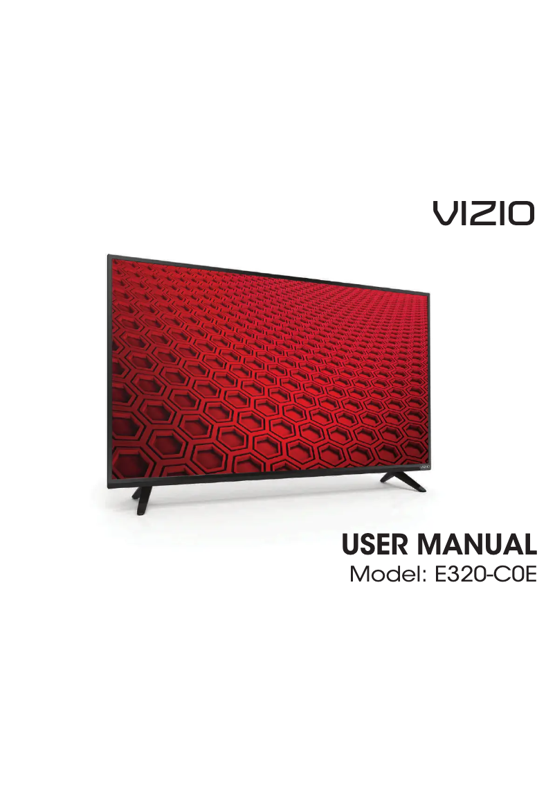 Page 1 de la notice Manuel utilisateur VIZIO E320-C0E