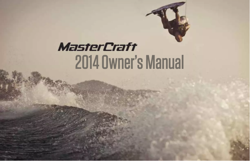 Page n°1 - Manuel utilisateur MasterCraft X2
