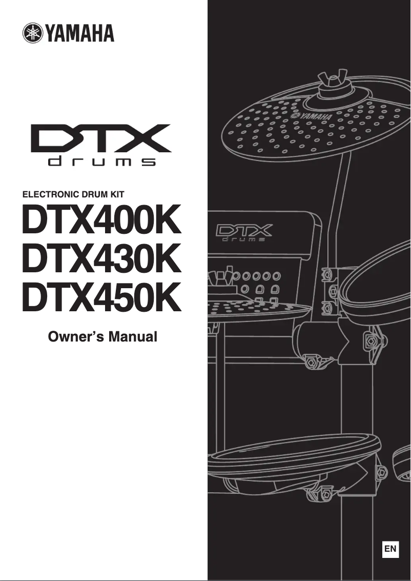 Image de la première page du manuel de l'appareil DTX400K
