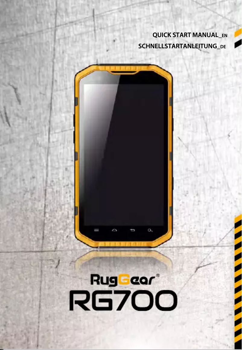 Página 1 del manual Manual de usuario RugGear RG700