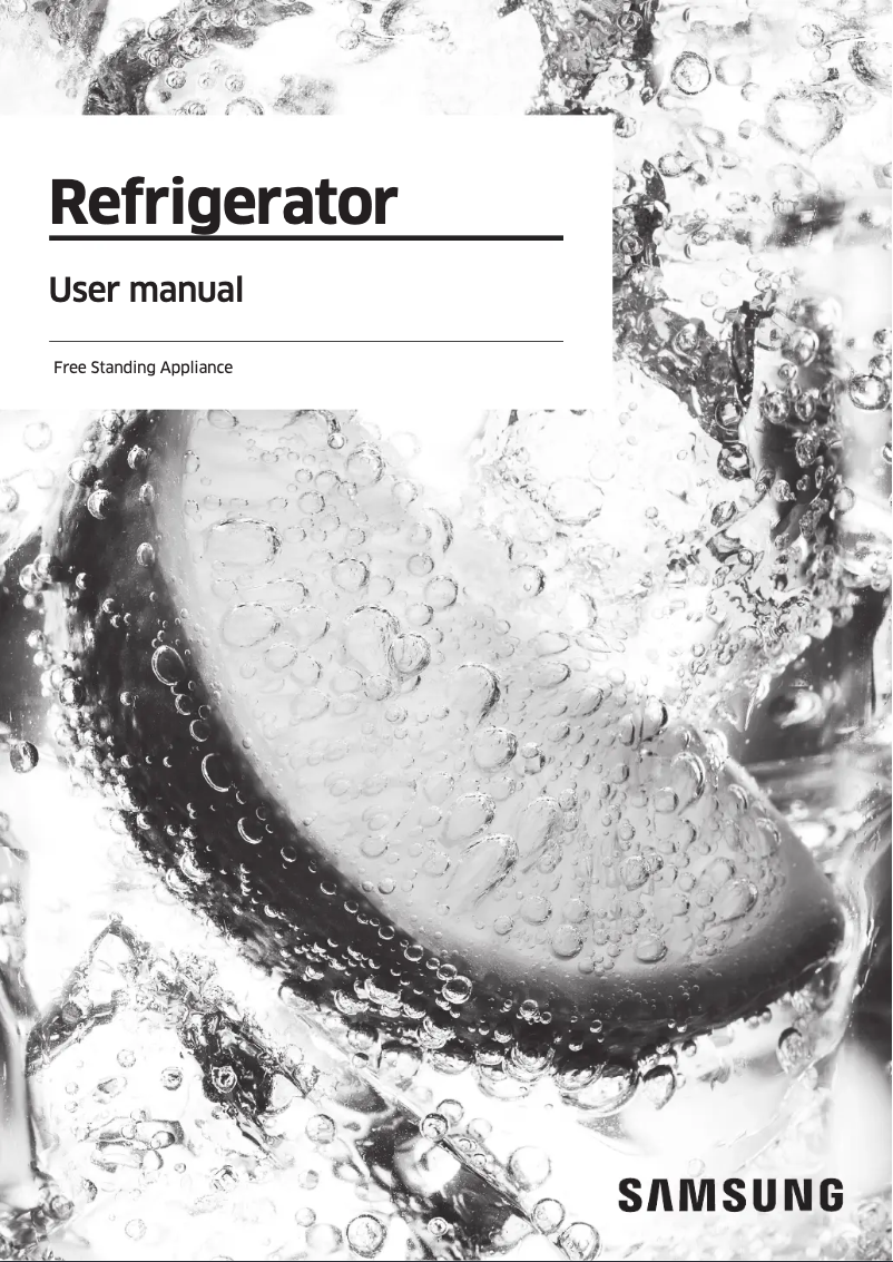 Page n°1 - Manuel utilisateur Samsung RS72R5011B4