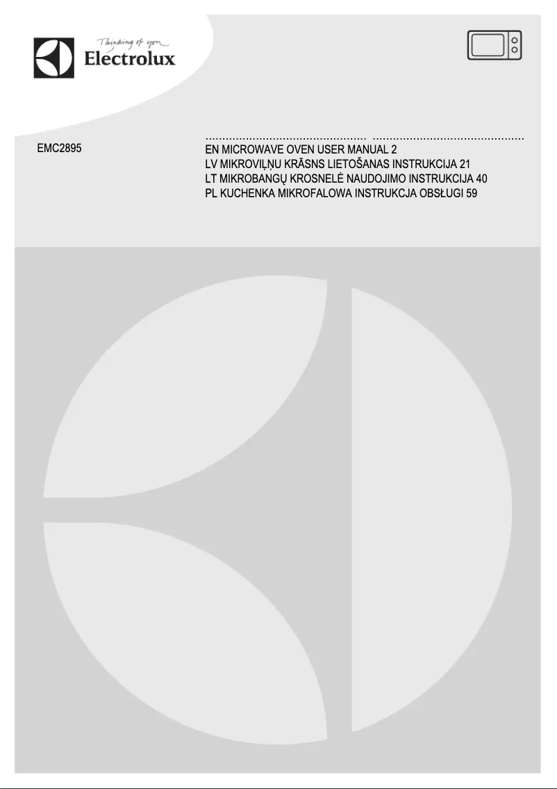 Image de la première page du manuel de l'appareil EMC28950S