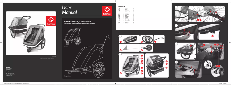 Page 1 de la notice Manuel utilisateur Hamax Avenida