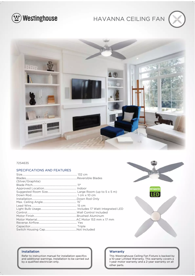 Imagen de la primera página del manual del dispositivo 7254635