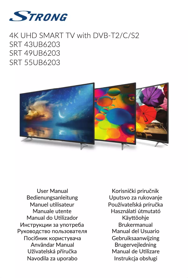 Page n°1 - Manuel utilisateur Strong SRT 55UB6203