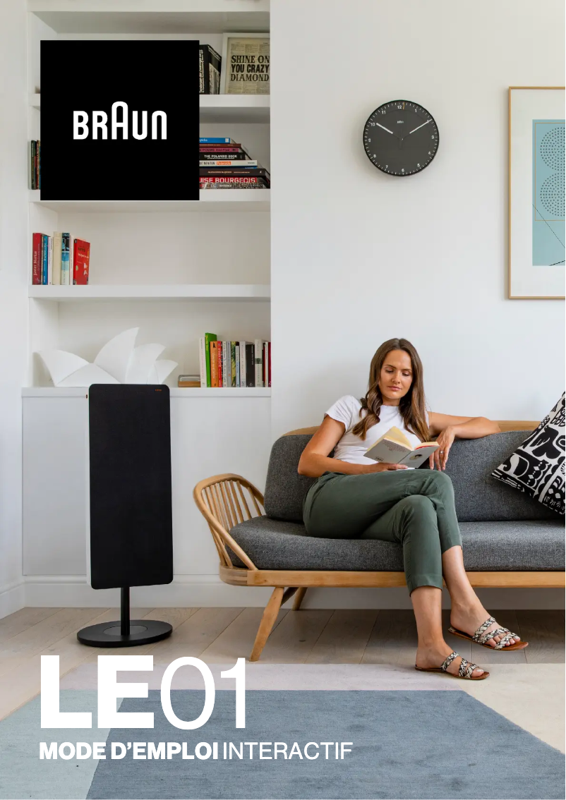 Page 1 de la notice Manuel utilisateur Braun LE01