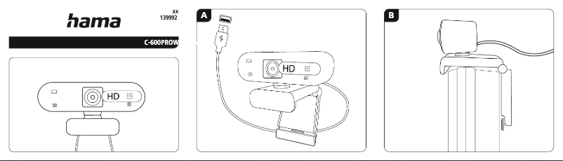 Image de la première page du manuel de l'appareil C-600 Pro