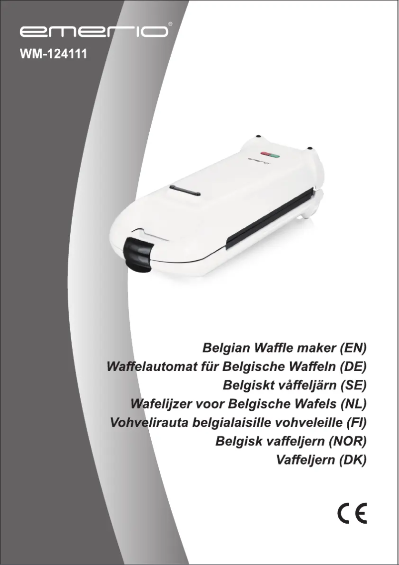 Image de la première page du manuel de l'appareil WM-124111