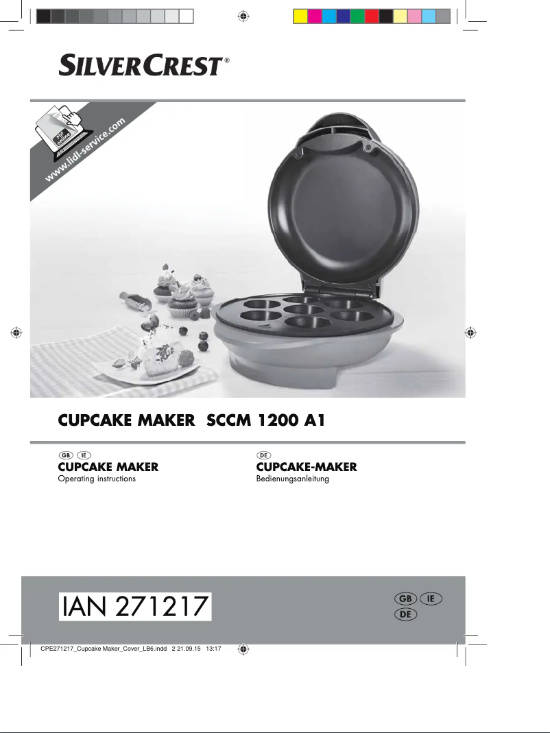 Page n°1 - Manuel utilisateur SilverCrest SCCM 1200 A1
