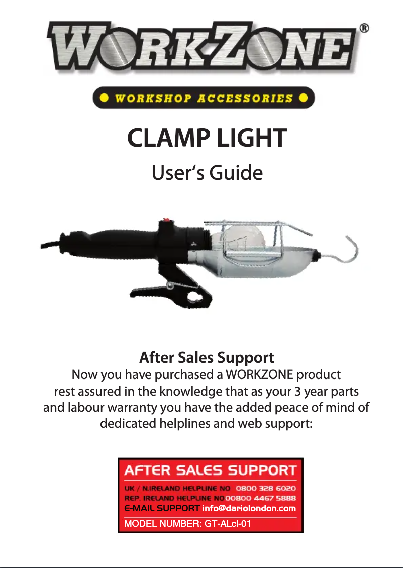 Image de la première page du manuel de l'appareil GT-ALcI-01