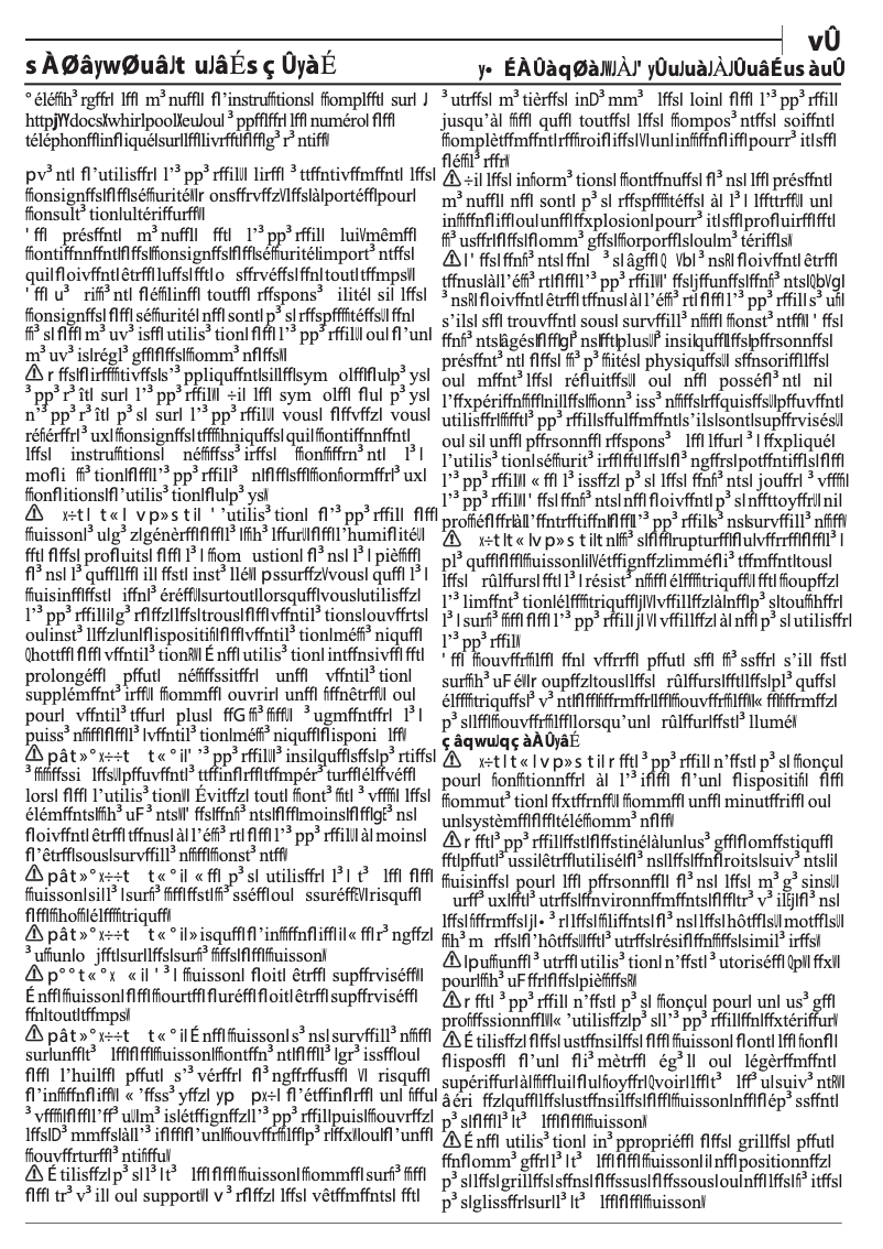 Page 1 de la notice Manuel utilisateur Whirlpool PMW 75D2/IXL