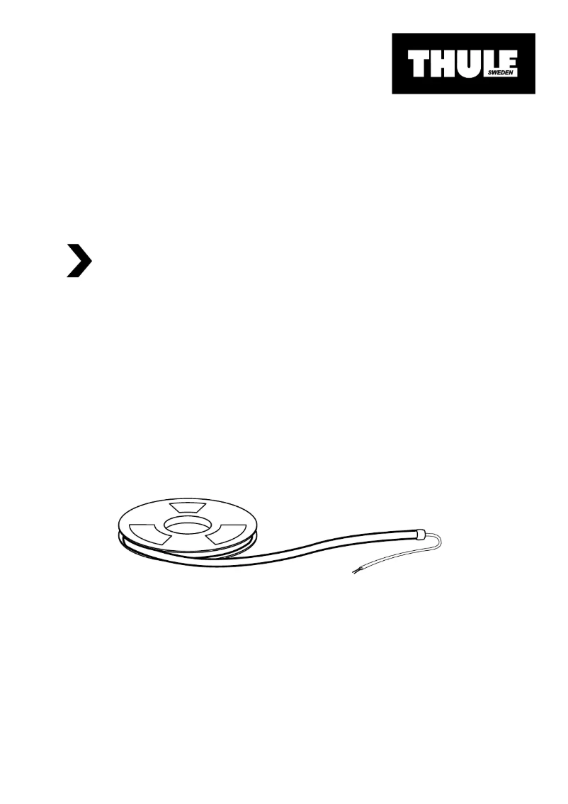 Page 1 de la notice Manuel utilisateur Thule LED Strip Sideways