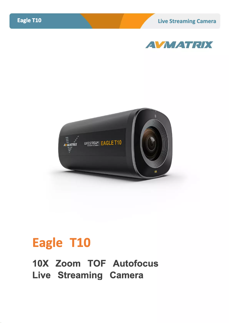 Página 1 del manual Manual de usuario AVMATRIX Eagle T10