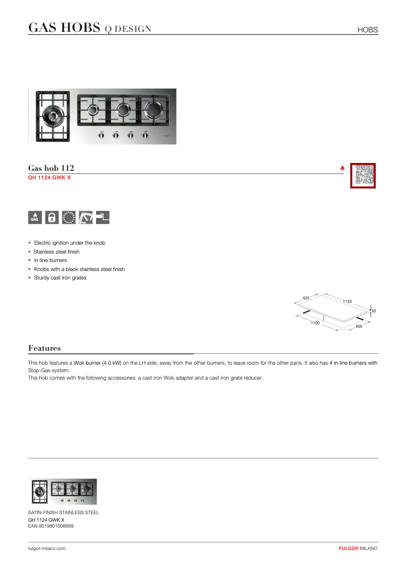 Image de la première page du manuel de l'appareil QH 1124 G WK