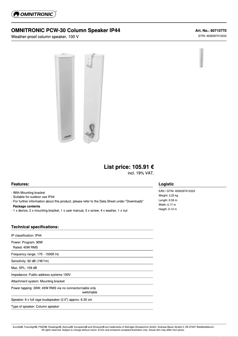 Image de la première page du manuel de l'appareil PCW-30