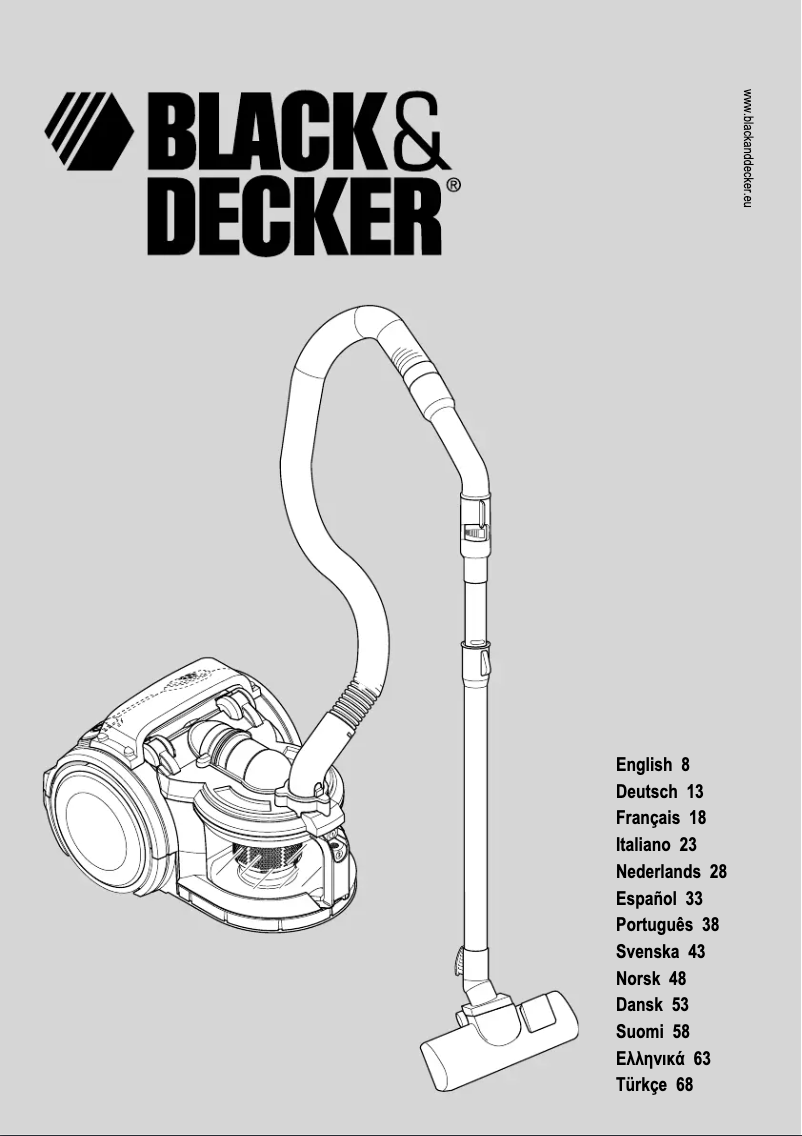 Page 1 de la notice Manuel utilisateur Black & Decker VO1710