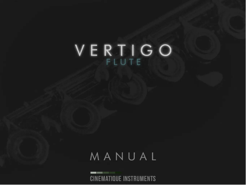 Página 1 del manual Manual de usuario Steinberg Vertigo Flute