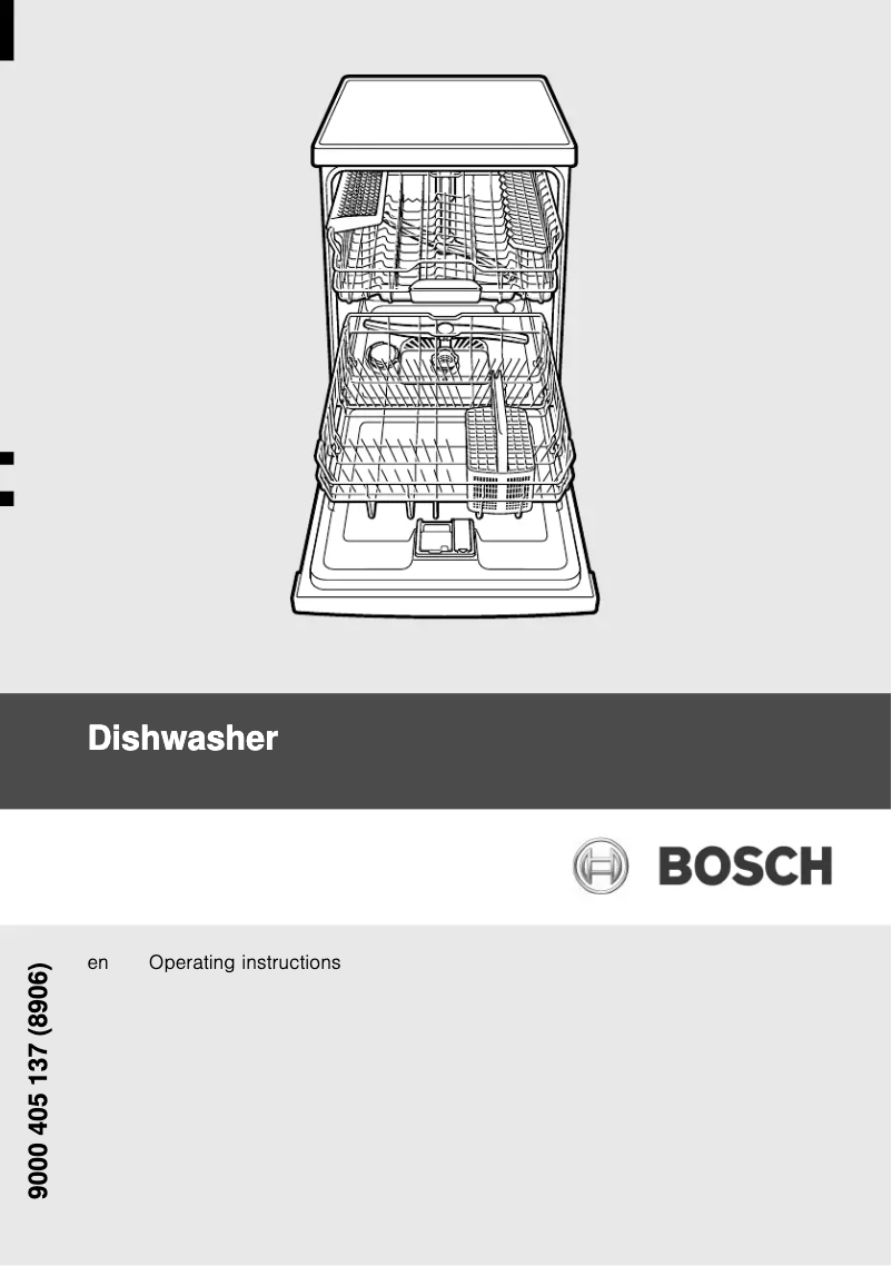 Page n°1 - Manuel utilisateur Bosch SMS 40M22