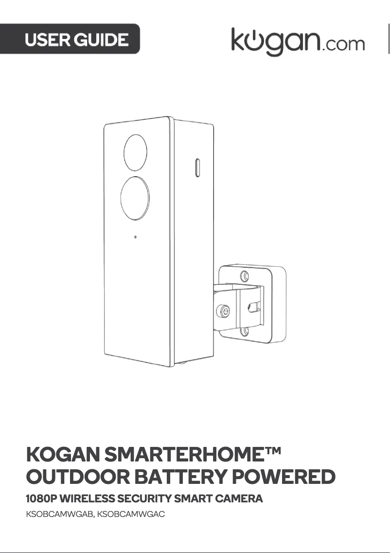 Page n°1 - Manuel utilisateur Kogan KSOBCAMWGAC