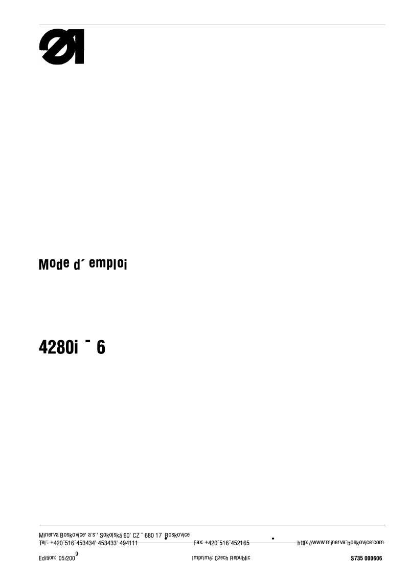 Page n°1 - Manuel utilisateur Dürkopp Adler 4280i-6