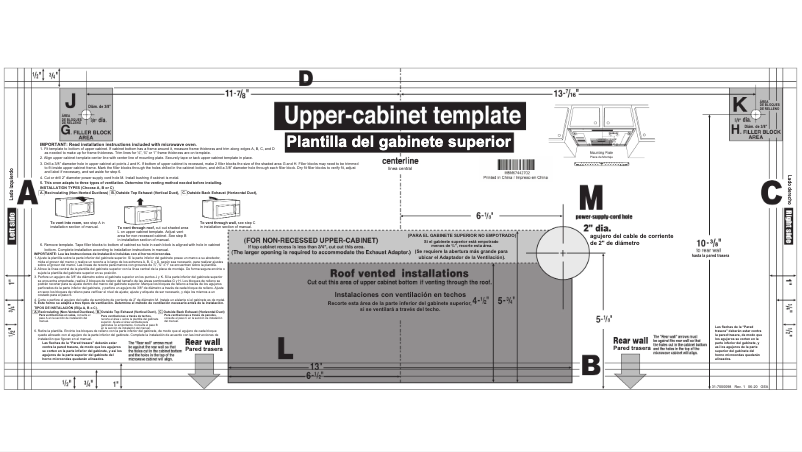 Page n°1 - Instructions / montage Hotpoint RVM5160DHBB