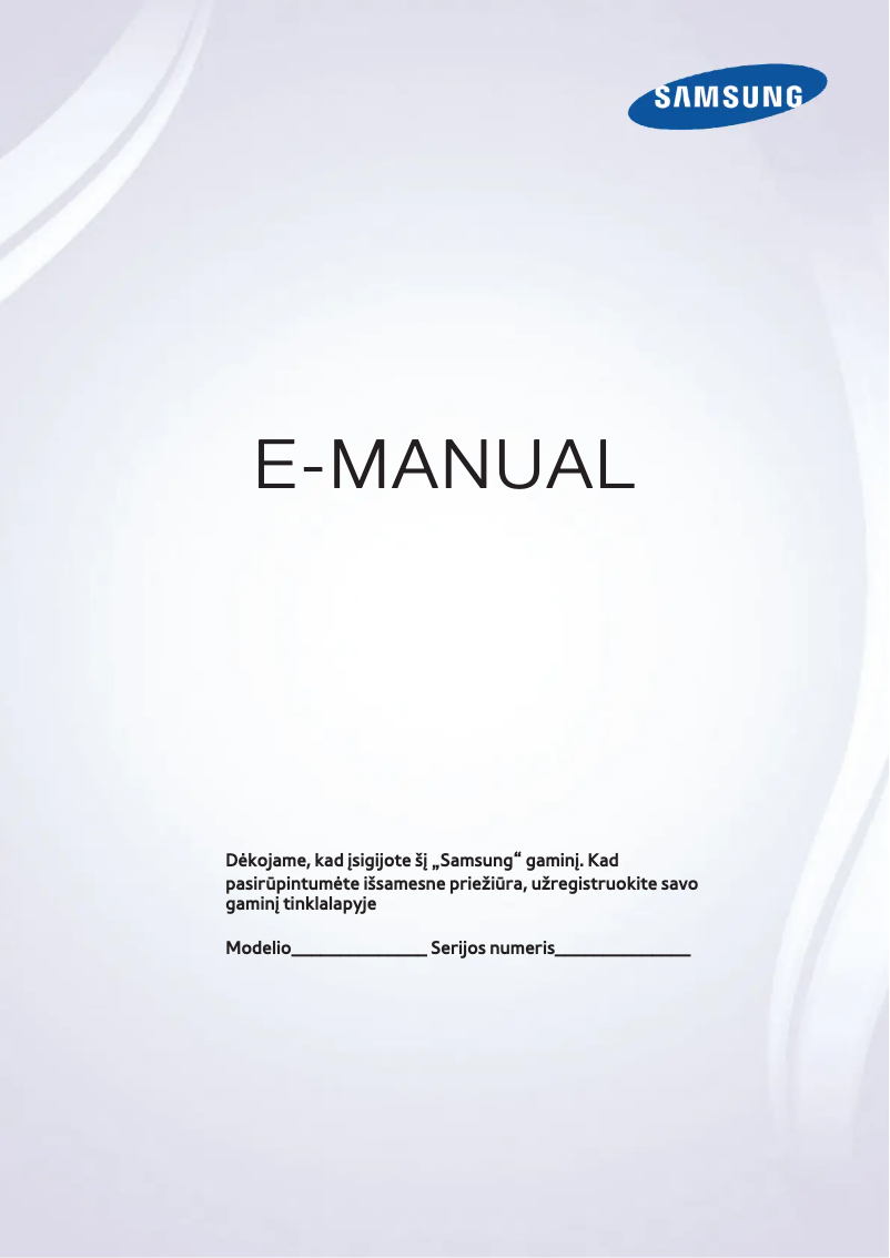 Page n°1 - Manuel utilisateur Samsung UE60H7000STXXH