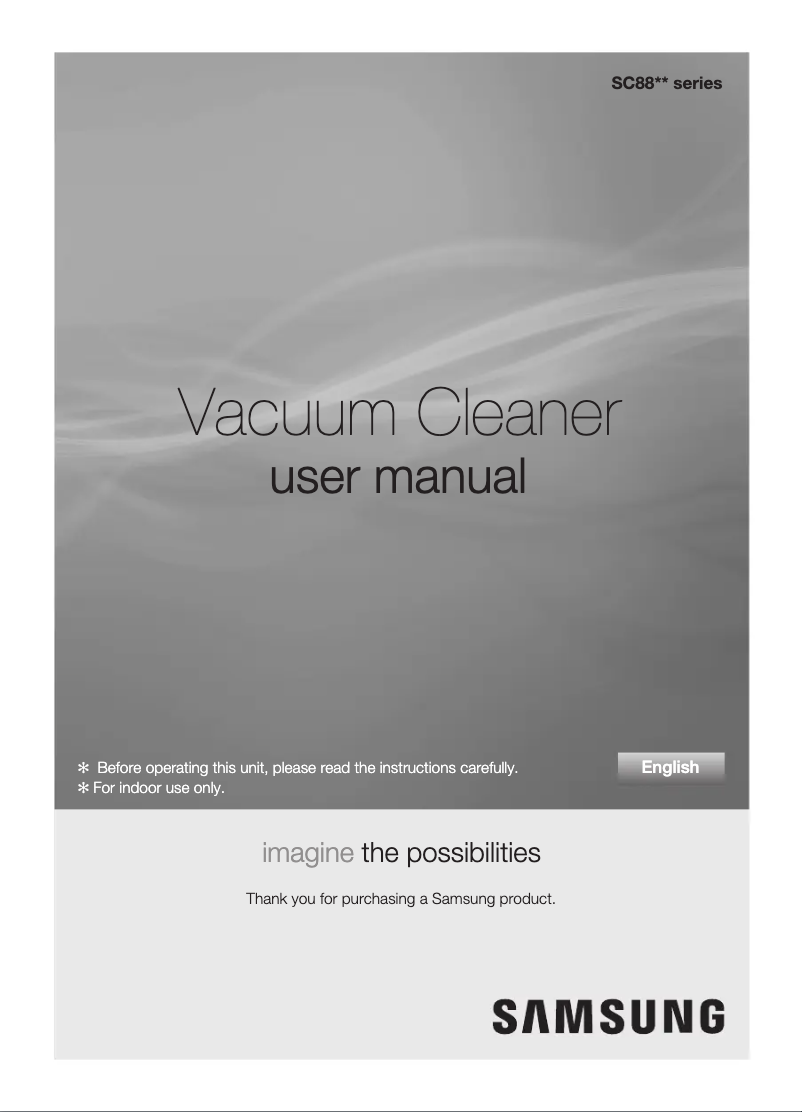 Image de la première page du manuel de l'appareil SC8830