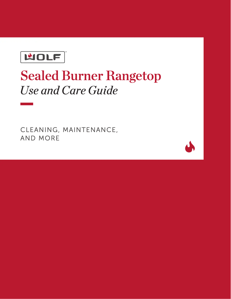 Page n°1 - Manuel d'utilisation et d'entretien Wolf SRT364C