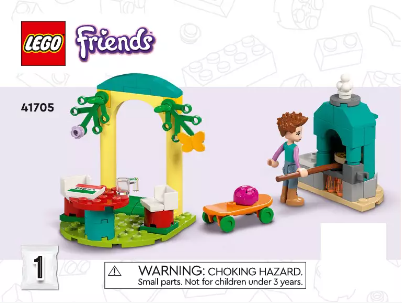 Page 1 de la notice Manuel utilisateur Lego Friends 41705