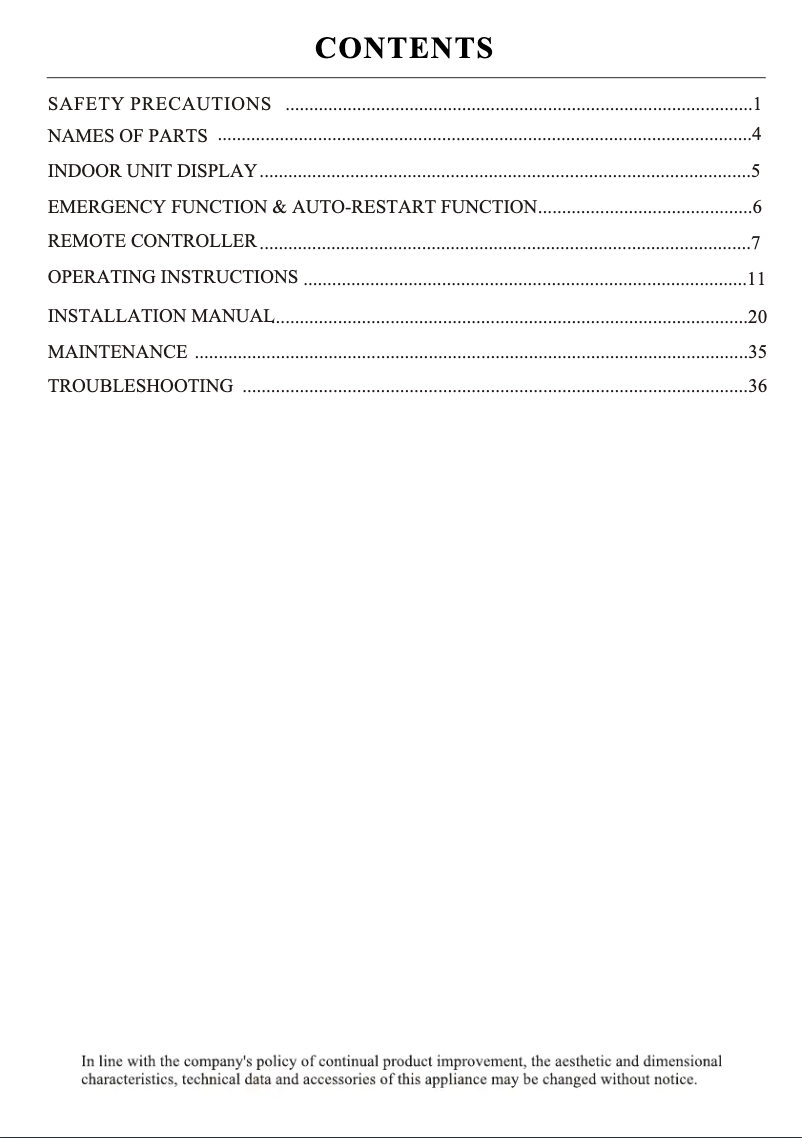 Image de la première page du manuel de l'appareil S12C7S0T