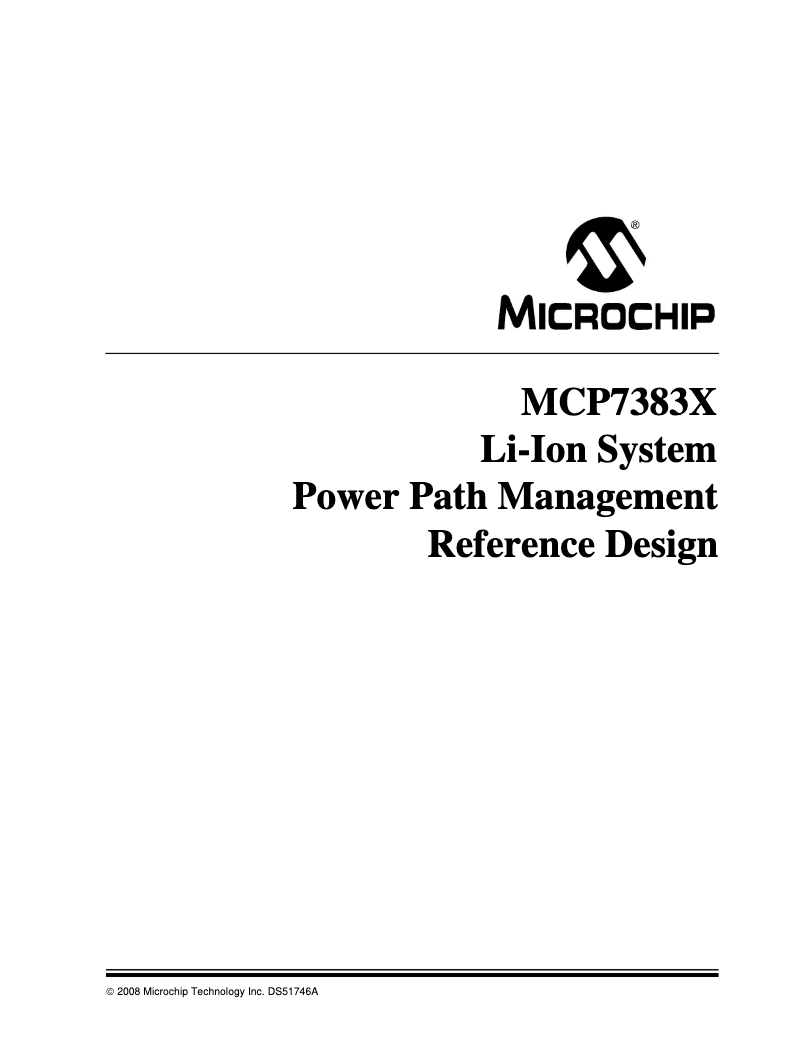 Imagen de la primera página del manual del dispositivo MCP73832