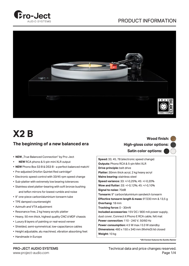 Imagen de la primera página del manual del dispositivo X2 B