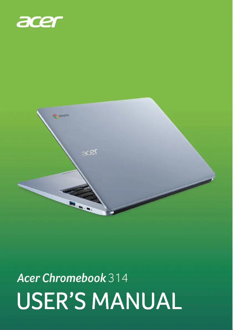 Página 1 del manual Manual de usuario Acer Chromebook 3