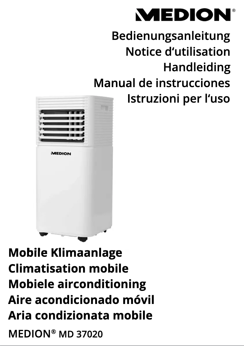 Page n°1 - Manuel utilisateur Medion MD 37020