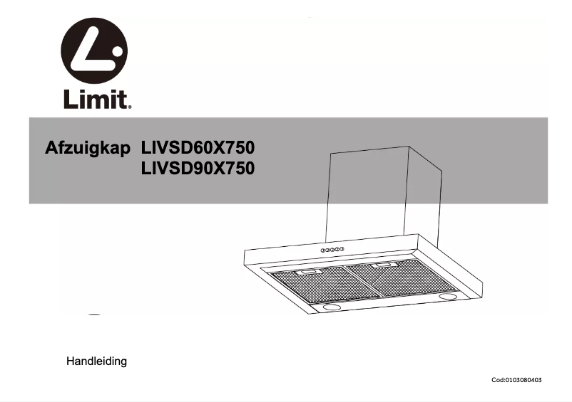 Page n°1 - Manuel utilisateur Limit LIVSD90X750