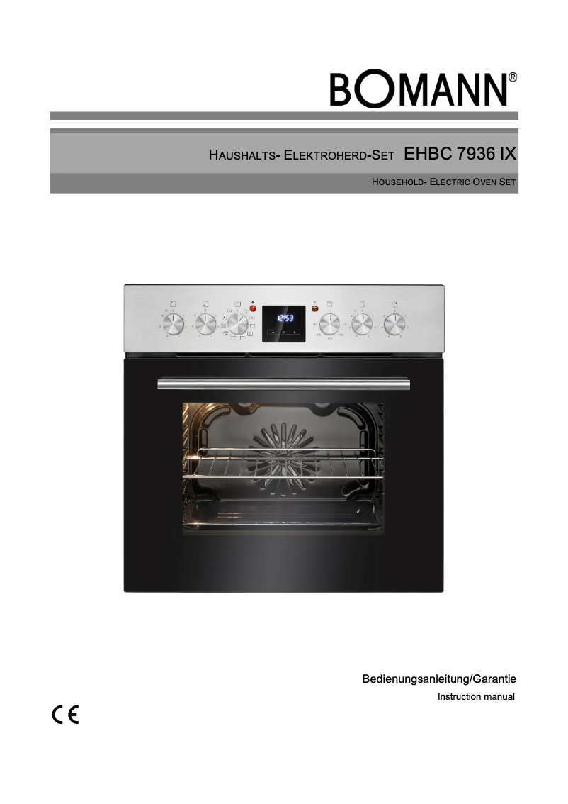 Image de la première page du manuel de l'appareil EHBC 7936 IX